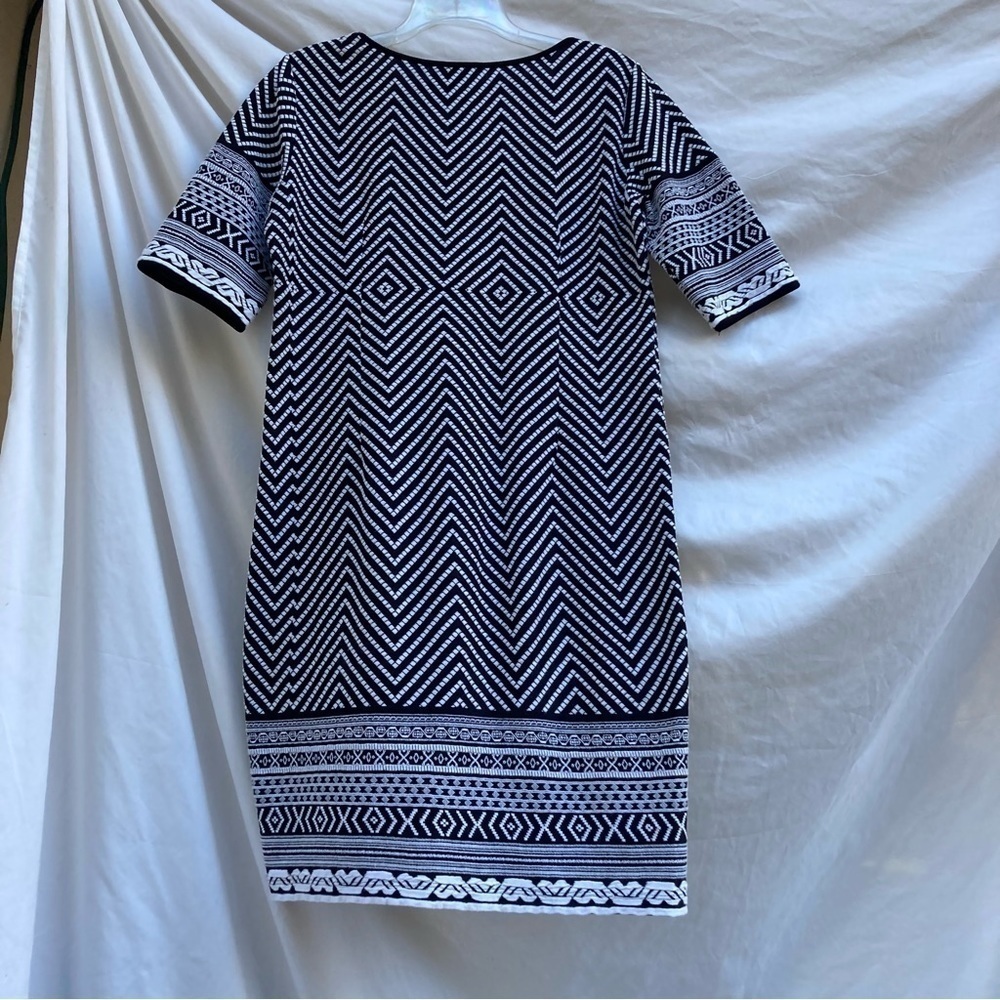 Melissa Paige black and white striped dress, size medium - Picture 7 of 9